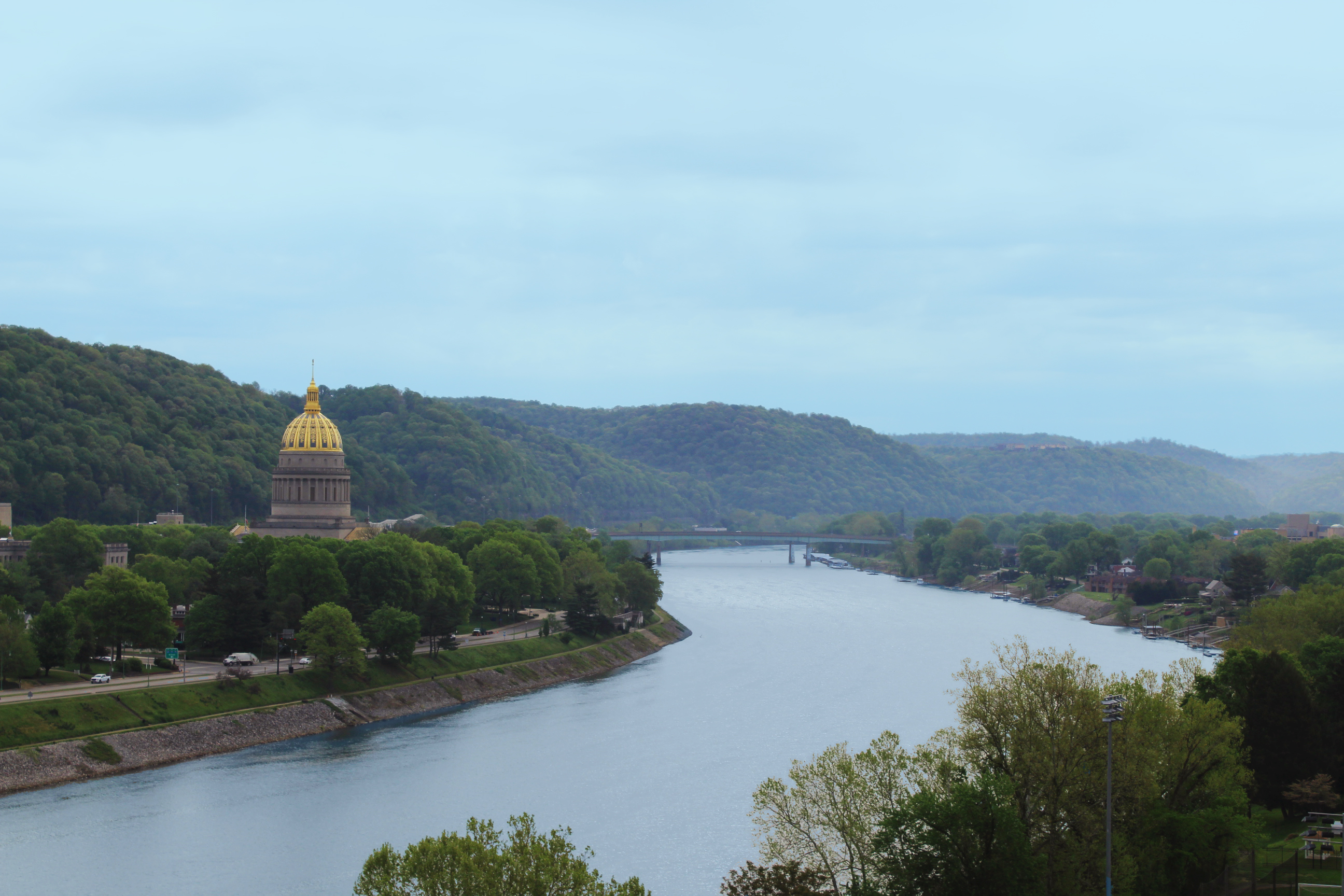 River scene at the WV State Capitol