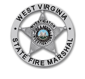WV state fire marshal silver badge